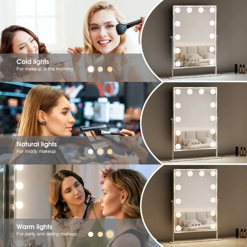 LED Hollywood Vanity Mirror with Touch Control