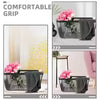 Minimalist Mesh Iron Storage Basket with Wooden Handles
