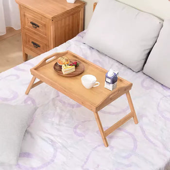Bamboo Bed Tray – Laptop & Food Serving Table - Clarify.pk