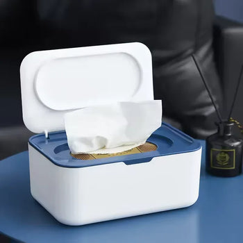 Wet Wipes Dispenser with Lid – Durable Tissue Case - Clarify.pk