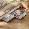 Space-Saving Under Bed Lockers Pull Out Storage with Wheels & Lids Fits Shoes Clothes Ideal for Dorm Bedrooms Storage Box