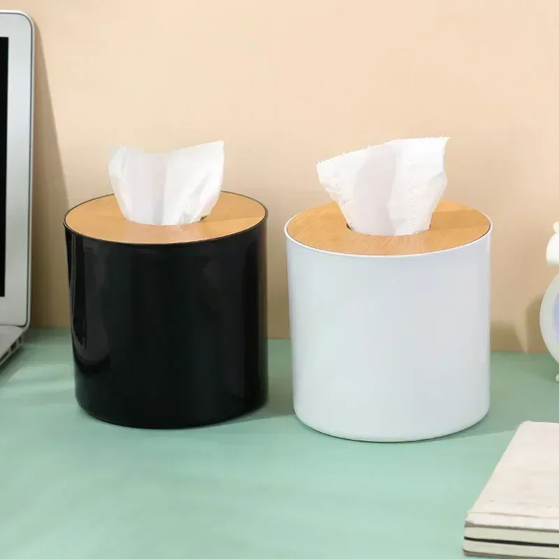 Round Tissue Box Holder – Kitchen & Bathroom - Clarify.pk