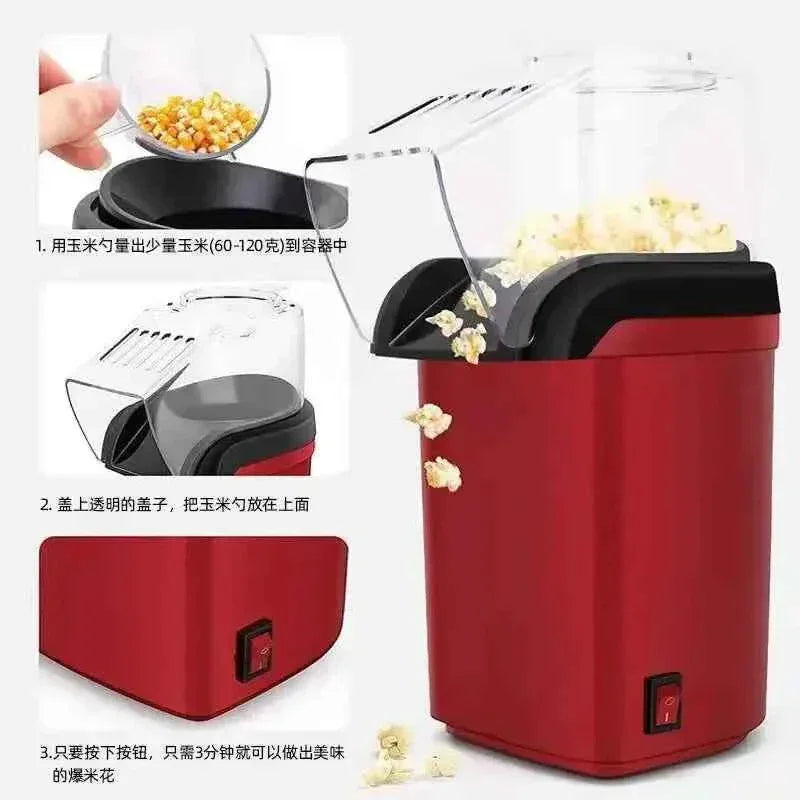Mini Electric Popcorn Maker for Quick and Easy Snacks - Clarify.pk
