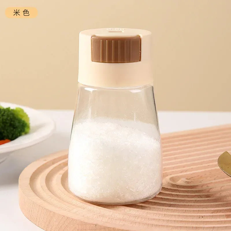 High Quality Glass Salt Shaker – Adjustable Seasoning Jar (Random Design)