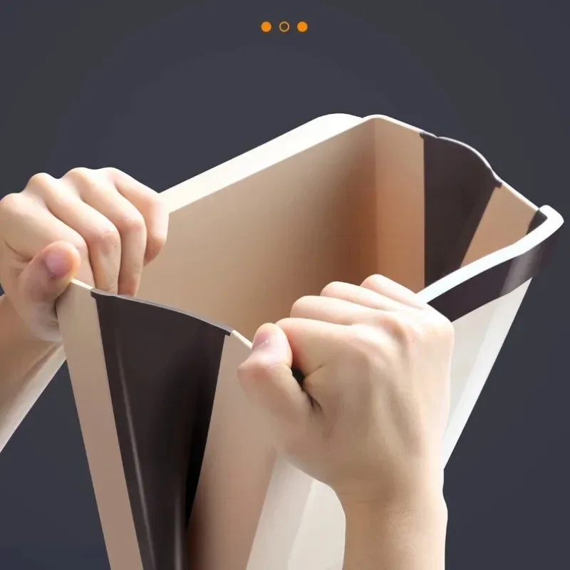 9L Wall Mounted Folding Trash Bin – Kitchen & Car Hanging Garbage Can - Clarify.pk