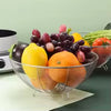 2-Tier Metal Fruit Basket – Revolving Countertop Storage Organizer for Kitchen & Dining Table