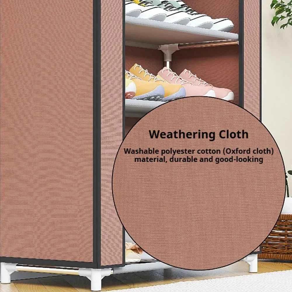 10 Layer Metal Clothes Cabinet - Durable Storage Solution for Home Organization - Clarify.pk