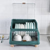 Random color Kitchen Dish Storage Box, Storage Rack, Drain Rack, Household Bowl Drying Rack, Chopsticks Tableware Storage Box - Clarify.pk