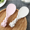 Cartoon Rabbit Rice Spoon Kitchen Wheat Straw Tableware Upright Rice Spoon Household High Temperature Resistant Rice Spoon