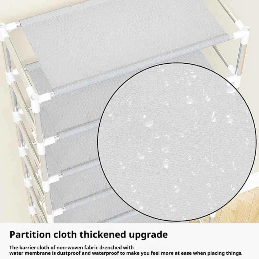 10 Layer Metal Clothes Cabinet - Durable Storage Solution for Home Organization - Clarify.pk