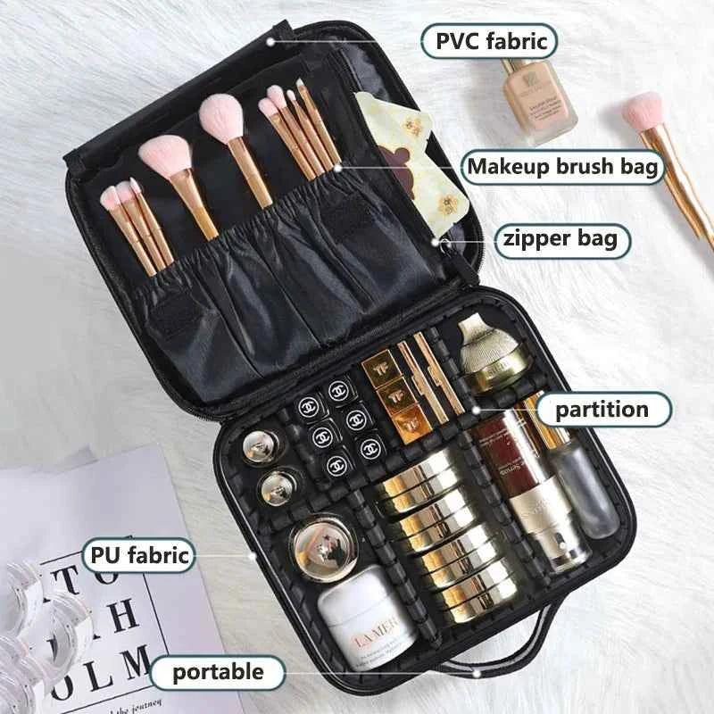 Diamond Cut Cosmetic Bag for Makeup and Essentials - Clarify.pk