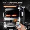 2PCS Evil Windshield Eyes Blinking LED Lamp Eye Panel For Cars Truck Programmable LED Sign Flexible Car Window Screen Display