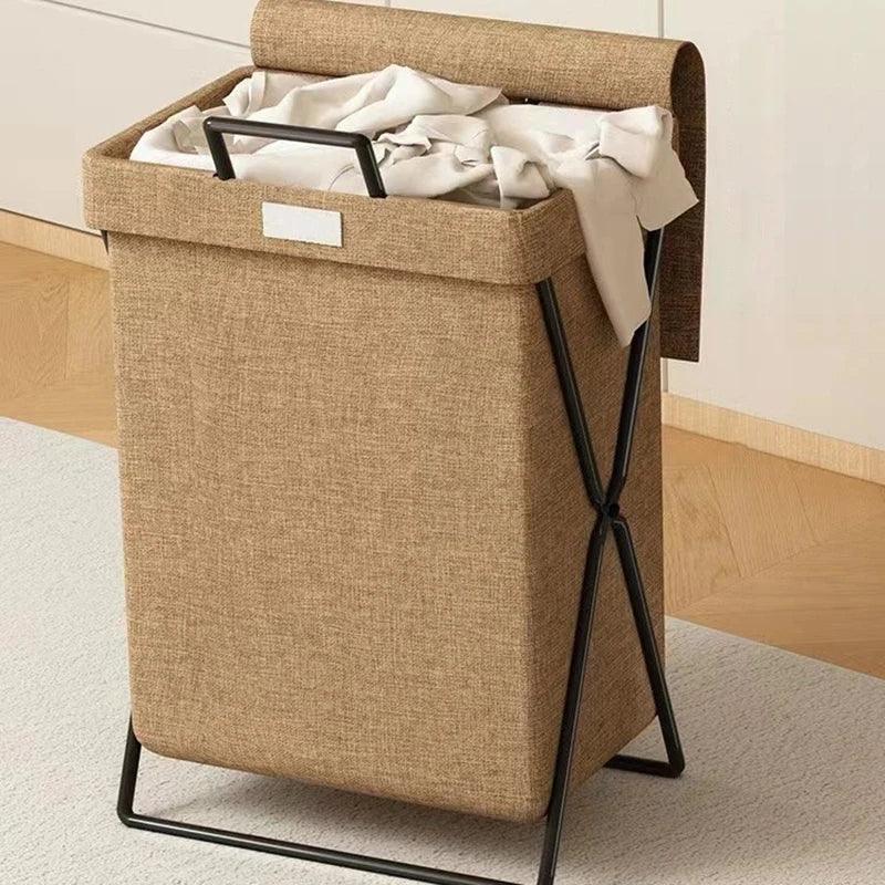 Foldable Laundry & Storage Basket – Large Capacity - Clarify.pk