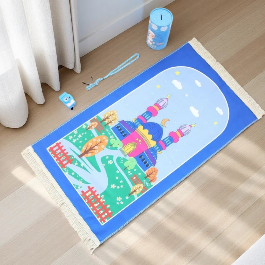 Kid’s Prayer Mat & Storage Tube – Enchanted Prayer Set