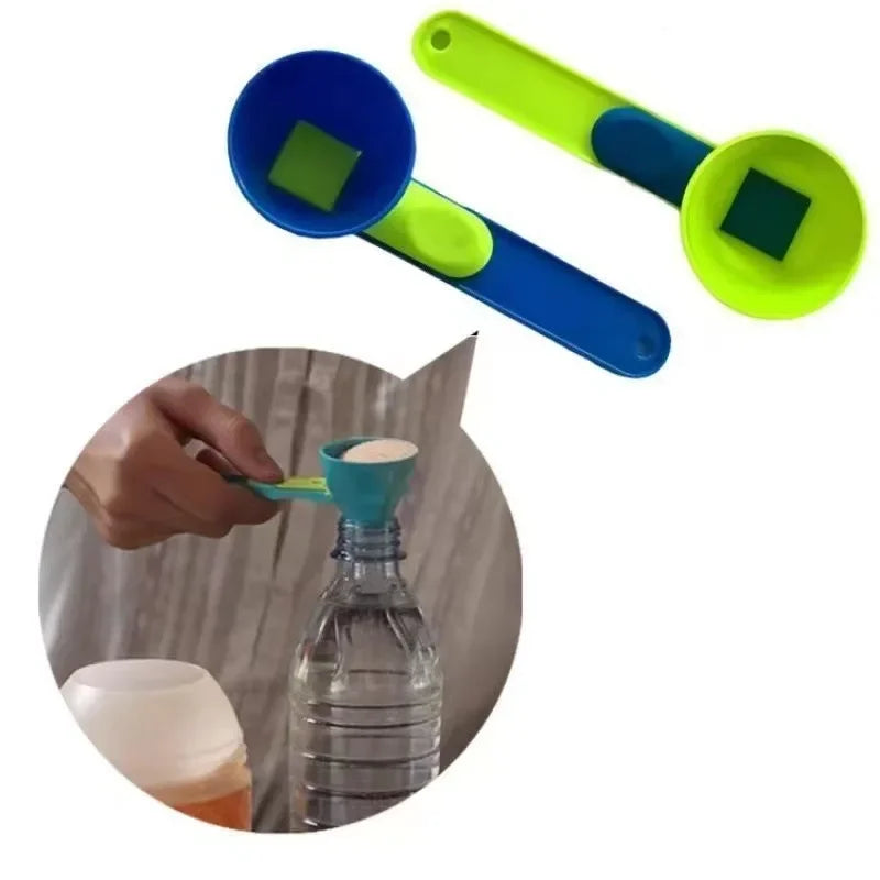 No-spill Scoop &amp; Funnel Tool - کثیر مقصدی باورچی خانہ 
