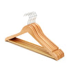 Pack of 3 Wooden Clothes Hangers – Premium Quality - Clarify.pk
