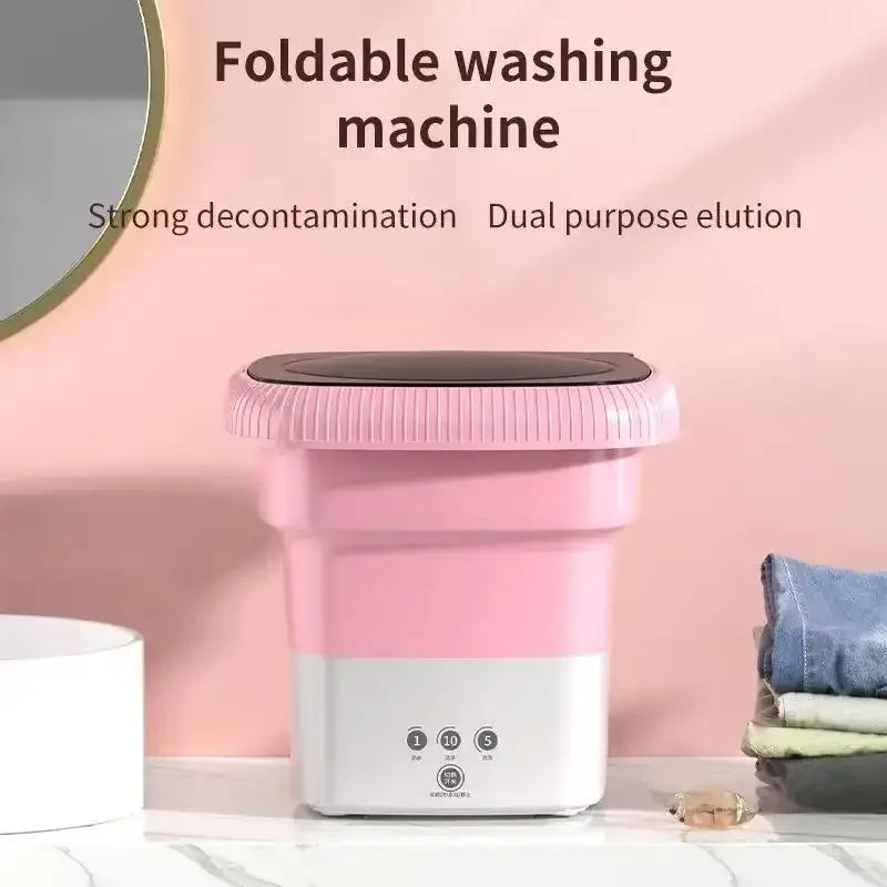 Mini Portable Baby Washing Machine – Travel Laundry Bucket - Clarify.pk
