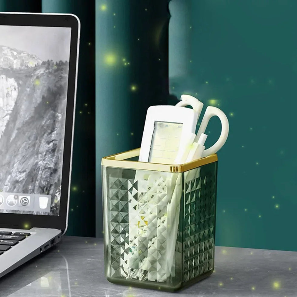 Makeup Brush Storage Box – Cosmetic & Lipstick Organizer - Clarify.pk