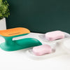 Rotary Double Layer Soap Dish – Drainable Bathroom Holder