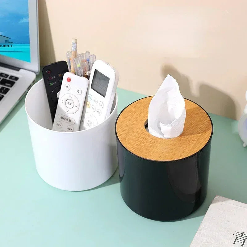 Round Tissue Box Holder – Kitchen & Bathroom - Clarify.pk