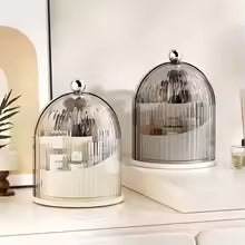 Glow Wave Rotating Makeup & Brush Organizer Carousel