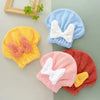 Soft Water-Absorbent Shower Cap with Stylish Bow - Clarify.pk