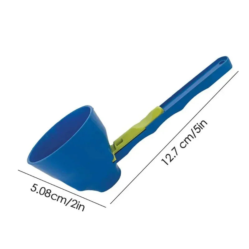 No-spill Scoop &amp; Funnel Tool - کثیر مقصدی باورچی خانہ 