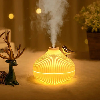 300ml USB Mini Humidifier – LED Aroma Diffuser - Clarify.pk