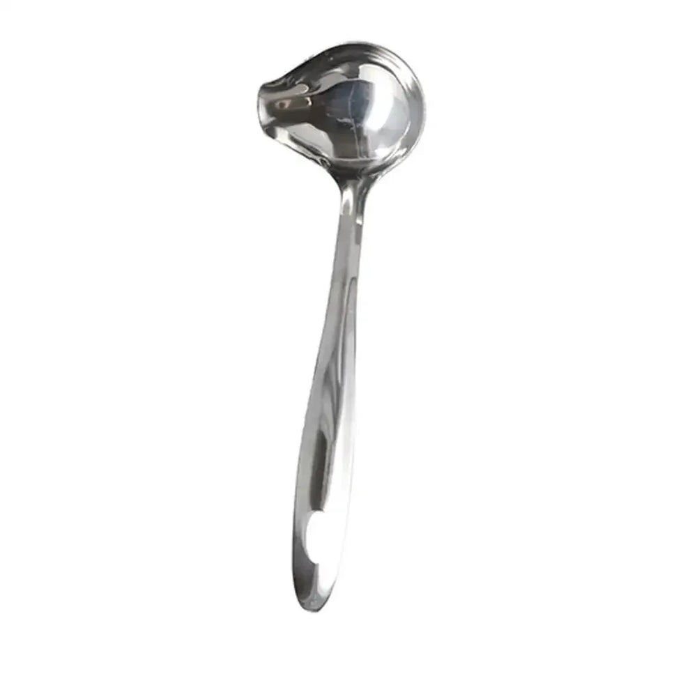 Stainless Steel Duck Mouth Ladle – Long Handle - Clarify.pk