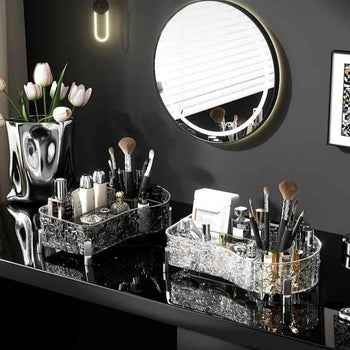 Glacier Makeup Brush Holder and Kit for Flawless Application - Clarify.pk