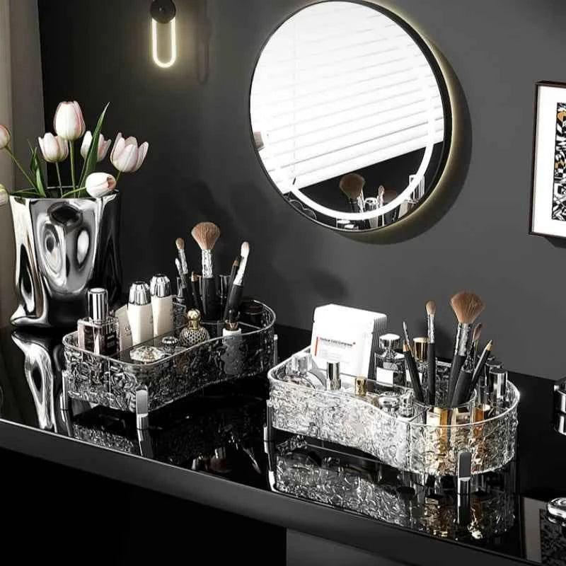 Glacier Makeup Brush Holder and Kit for Flawless Application