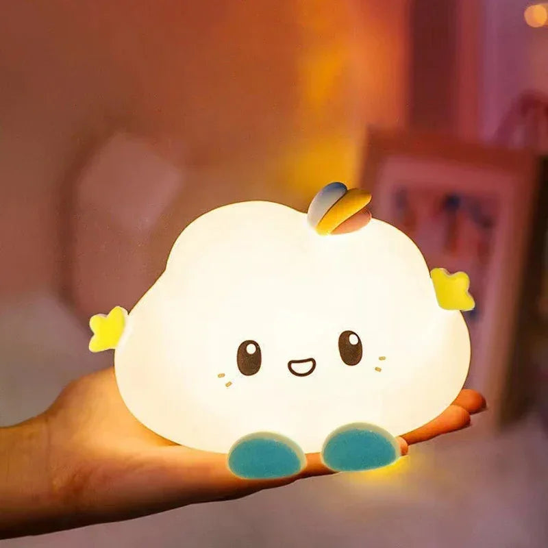 Cute Cloud Night Light – Soft Ambient Bedside Lamp - Clarify.pk