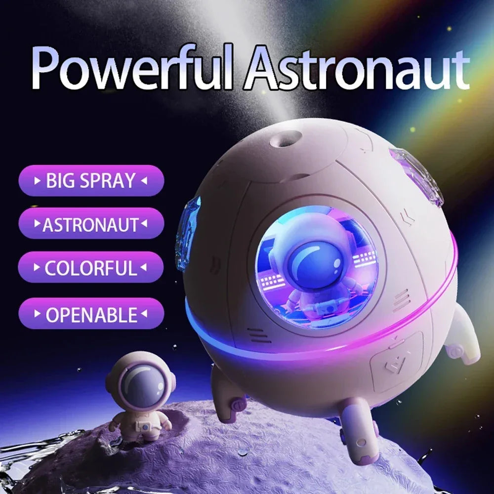 Space Capsule Astronaut Air Humidifier with LED Light - Clarify.pk