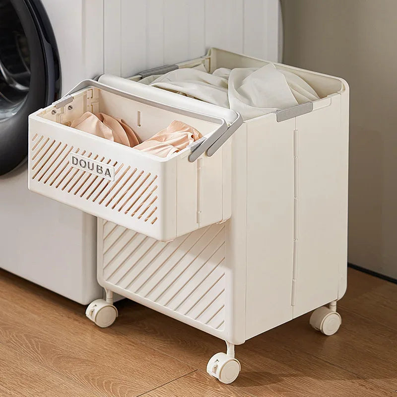 Foldable Laundry Basket for Dirty Clothes Storage - Clarify.pk