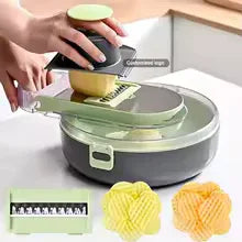 9-in-1 Vegetable Grinder & Cutter – Multifunctional Kitchen Tool