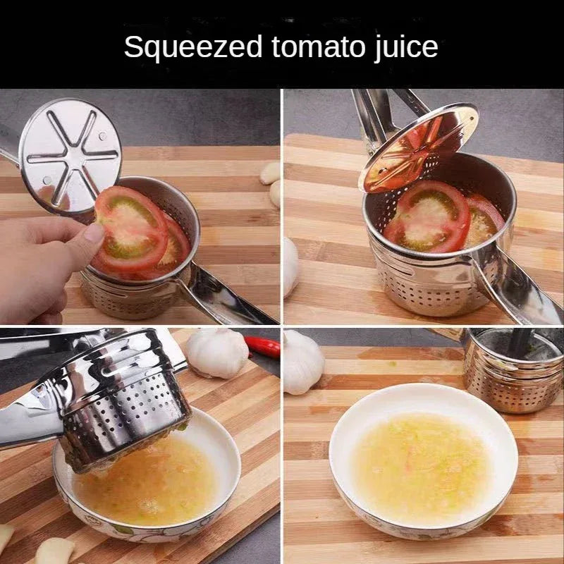 Stainless Steel Potato Masher & Juicer – Easy Clean - Clarify.pk