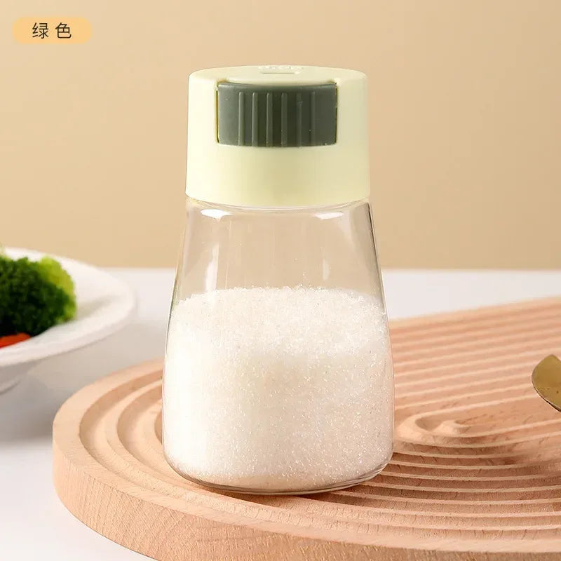 High Quality Glass Salt Shaker – Adjustable Seasoning Jar (Random Design)