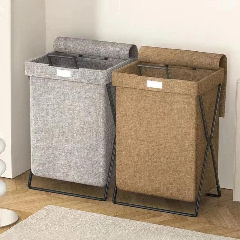 Foldable Laundry & Storage Basket – Large Capacity - Clarify.pk