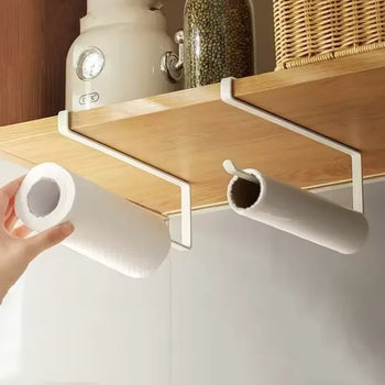 Wall Mounted Paper Roll Holder – Bathroom & Kitchen Organizer - Clarify.pk