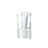 No-Drill Toothbrush Holder & Cup | Wall-Mount Shelf - Clarify.pk