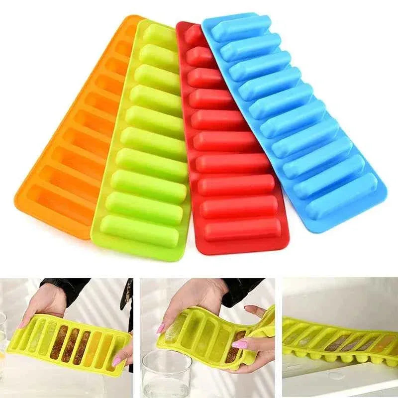 Silicone Ice Cube Tray for Perfectly Shaped Ice Cubes - Clarify.pk