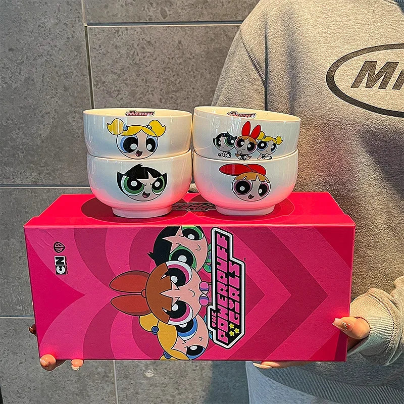 Powerpuff Girls 3-Piece Ceramic Bowl Set – Gift Box - Clarify.pk