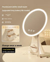 Luxury LED Makeup Mirror with Integrated Drawer Stand