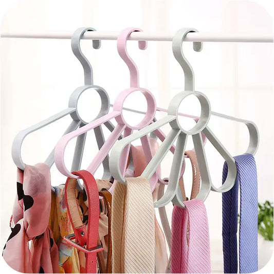 Multi-Layer Flower Clothes Hanger – Space Saving Wardrobe Organizer - Clarify.pk
