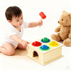 Montessori Wooden Hammering Ball Game Knocks Baby Toys 1 to 2 Years Board Puzzle Game Early Educational Toddler Toys Kids Gift
