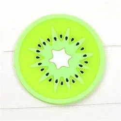 پھلوں کے سائز کا سلیکون کپ میٹ – 6PCS ہیٹ ریزسٹنٹ