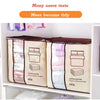 Creative thickened non-woven vertical version of the double ear handheld quilt clothing organization multi-purpose storage bag