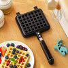 Portable Waffle Maker – Quick Heating Non-Stick Breakfast Iron - Clarify.pk