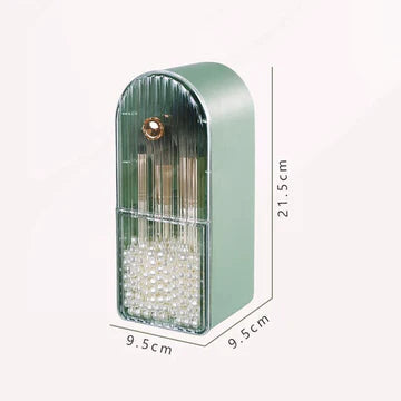 Stackable Makeup & Lipstick Organizer with Dustproof Cover