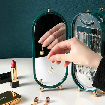 Jewelry Storage Box Earrings Jewelry Rack Earrings Necklace Box Household Cleaning Display Rack Artifact Jewelry Packaking - Clarify.pk